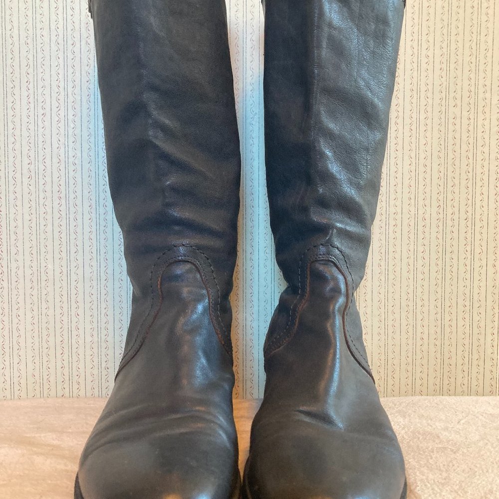 Jil Sander riding boots. Black EU 39 / US 9